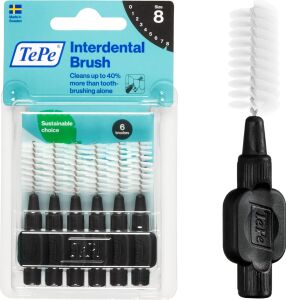 1.5 mm - Siyah Diş Arayüz Fırçası (1 x 6 Adet)