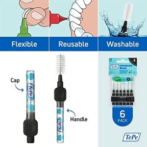 1.5 mm - Siyah Diş Arayüz Fırçası (1 x 6 Adet)