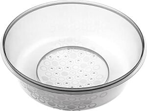 Prıckıg Standard Quality Transparent Microwave Lid Plate Cover With Air Vents For Perfect Reheating