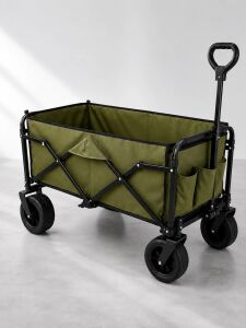 130 kg Taşıma Kapasiteli Katlanabilir Wagon Taşıma Arabası