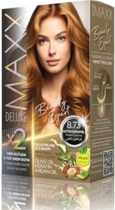 Beauty Expert Haır Color (Keratin)'li 1 Kutu (2 x 50 Ml) (Altın Karamel 8.73)