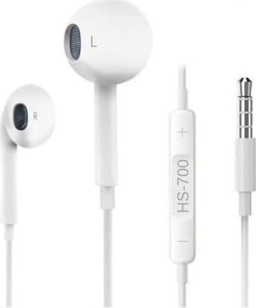 Mikrofonlu 3.5mm Genel Model Kulaklık Beyaz HS-700