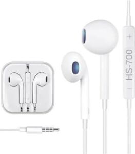 Mikrofonlu 3.5mm Genel Model Kulaklık Beyaz HS-700