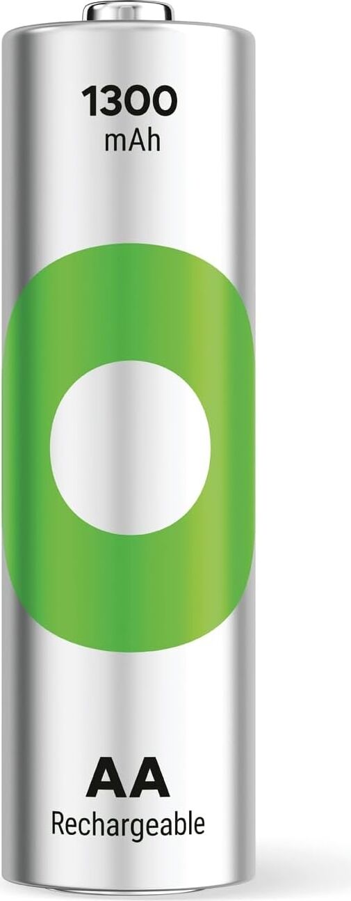 Gp Batteries Recyko 1300 Aa Kalem Ni-Mh Şarjlı Pil, 1.2 Volt, 4'lü Kart