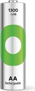 Gp Batteries Recyko 1300 Aa Kalem Ni-Mh Şarjlı Pil, 1.2 Volt, 4'lü Kart
