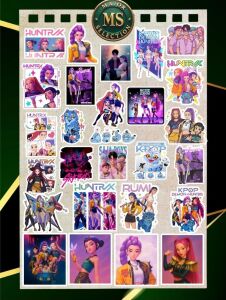Kpop Demon Hunter Sticker Seti – 25’li | 3-5 cm | Suya Dayanıklı, Araba–laptop–defter Etiketleri