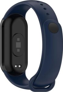 Xiaomi Mi Band 8 Mi Band 9 Mi Band 10 ile Uyumlu Silikon Kordon Kayış Metal Pimli