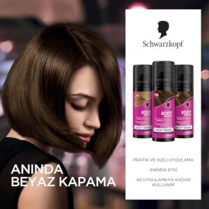 Root Retoucher Beyazları Anında Kapatan Sprey Boya Siyah 120 ml