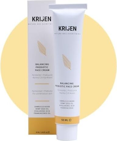 Krijen Has Kenevir Tohumu + Hyaluronik Asit | Fermente/prebiyotik Karma Cilt Yüz Kremi 50 gr