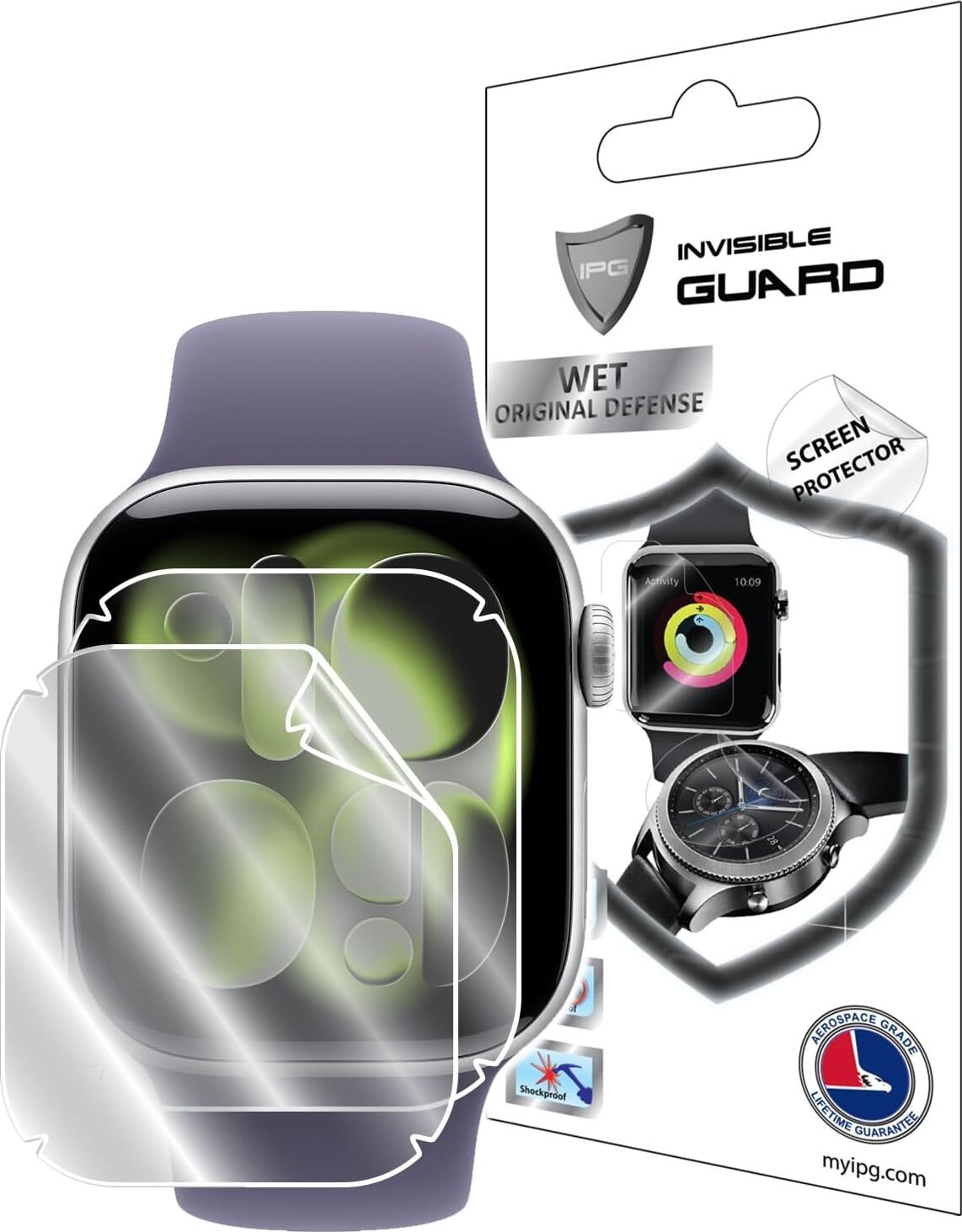 Apple Watch Series 11/10 (42MM) ile Uyumlu Ipg Hydrogel Ekran Koruyucu (2 Adet)
