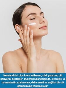 The Vivia Yoğun Bakım ve Nemlendirici Bariyer Destekleyici Cica Krem Madecassoside, Hyaluronik Asit 50 ml