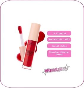 Callista I Care A Lot Lip Oil Nemlendirici ve Parlatıcı Dudak Bakım Yağı - 40 Red Vibes - Kırmızı