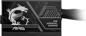 Msı Mag A750BN Pcıe5 Iı 750W 80+ Bronze Atx 3.1 Pcıe 5.1 Power Supply