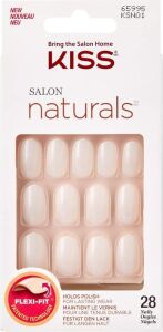 Kiss Salon Naturals Yapıştırıcılı Takma Tırnak