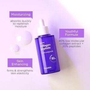 Hanskin Collagen Peptide Hydra Ampul-Yüz Serumu%80 Kolajen ve 20 Çeşit Peptit/yaşlanma Karşıtı 90ML