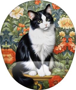 Vintage Kedi Mouse Pad
