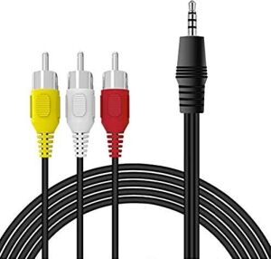 4824 3.5 mm Stereo To 3 Rca Dişi Tos Çevirici Dönüştürücü Ses Kablosu