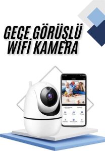 Anlık Bildirimli Hareket Sensörlü Full Hd Kamera