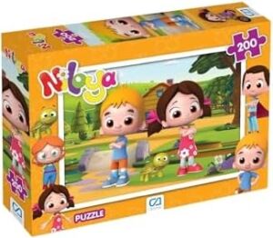 Niloya  200 Parça 33X48CM Çocuk Puzzle Yapboz Serisi