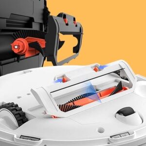 Mi Robot  Pro (Model KOD:STYJ02YM-UYUMLU) Robot Süpürge Fırça,hepa Filtre Yenileme Yedek Parça Seti-Siyah 10 Parça