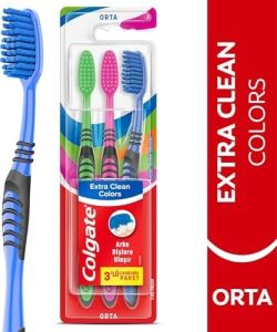 Extra Clean Colors Diş Fırçası 2+1