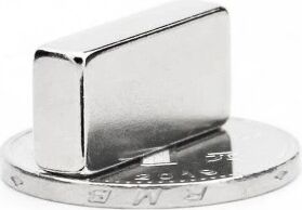 50 Adet 20X10X5 mm Neodyum Magnet N35 Güçlü Mıknatıs Köşeli ve Dayanıklı Nikel Kaplama