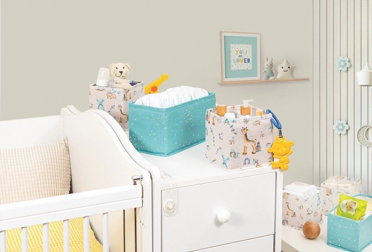Baby 3'lü Kullanışlı Çekmece Düzenleyici Çok Amaçlı Organizer Kutu (Yeşil)