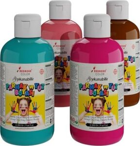 Tamamlayıcı Renkler Parmak Boyası 4'lü Set 4X250 gr