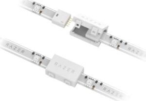 Razer Aether Light Strip Extender - Rgb LED Işık Şeridi Uzatma (1m / 3ft Genişletici, 8 Genişleticiye Kadar Bağlayın, Esnek Tasarım) Beyaz