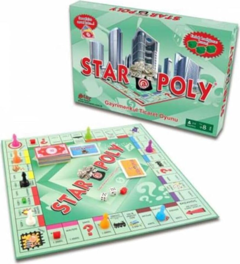 Emlak Ticaret Oyunu Monopoly Monopoli Metropol Poly-