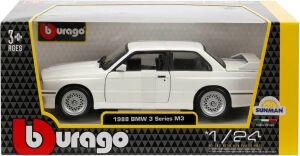 21100 Burago 1:24 Bmw M3 1988 Model Araba