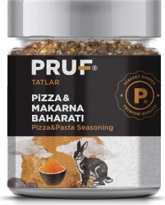 Pruf Pizza Makarna Baharatı/pizza Pasta Seasoning 145 Gr. Sağlıklı Cam Kavanoz