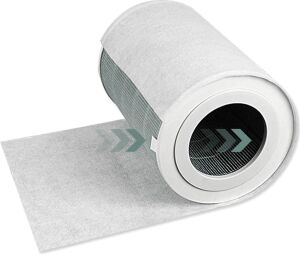 Faf Fresh Air Filter 10 Adet Xiaomi Smart Purifier 1/2h/2c/2s/3h/3c/pro/proh/4/4 Lite/4pro/f1 Ile Uyumlu Filtre Üstüne Tüy ve Toz Tutma Elektrostatik Elyaf Pamuk Ön Filtre (Xiaomi Pro H Compatible)