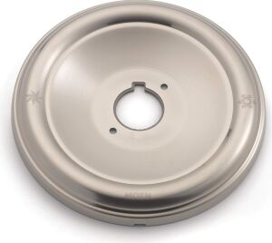 Moen 97491BN Escutcheon For Monticello Posi-Temp Single Handle Tub And Shower Faucets, Brushed Nickel