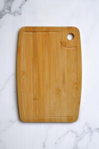 Bambu Serisi 32X22 cm Oluklu Antibakteriel Yıkanabilir Bambu Doğrama Tahtası