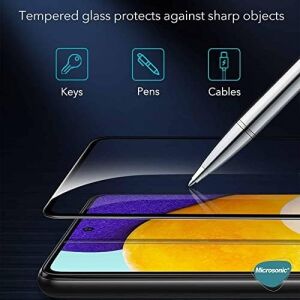 Honor 600 5g Için Tam Kaplayan Temperli Cam Ekran Koruyucu Siyah