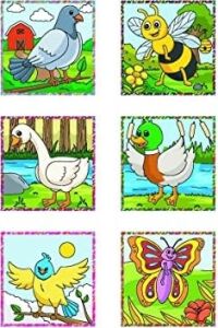 Uçan Hayvanlar 3D Manyetik Puzzle (9 Mıknatıslı Küp 6 Yapboz)