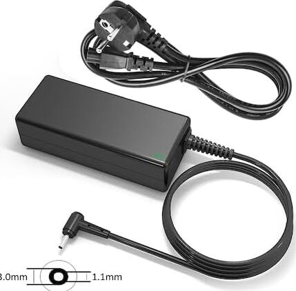 Notebook Adaptör - Aspire, Spin, Swift Ince Uçlu Model - N1501, N1508, N1509, N15C3, N15O1, N15O8, N15O9, N15Q1, N15Q10, N15Q8, N1601, N1609, N16B1, N16C4, N16O1 Muadili ile Uyumlu PRS-008