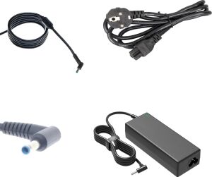 Notebook Adaptör - Mavi Uç Ince Pinli - 4.5 × 3.0mm - 15-Da, 15-Db, TPC-I012, TPN-LA15, TPN-1130, TPN-C113, TPN-C114, TPN-C125, TPN-C126, TPN-C129, 3168NGW Muadili ile Uyumlu PRS-024