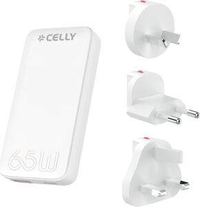 Celly Univrsl 65W Eu/uk/aus/us Duvar Şarj Cihazı
