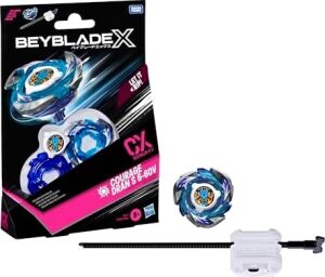 Bey Blade x Courage Dran S 6-60V Cx Başlangıç Paketi Seti, Saldırı Tipi Üst ve Başlatıcı; Otantik Takara Tomy Battle Top Oyunları, Erkek ve Kız Çocukları Için Oyuncaklar 8+