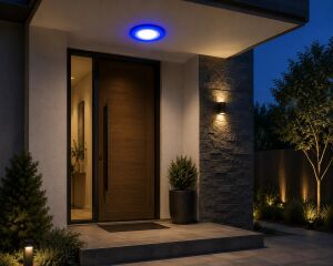 1 Adet Noas YL11 0600 Sıva Altı 6+3W 3 Fonksiyonlu Yuvarlak LED Spot 6500K Beyaz+Mavi