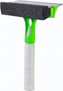 Su Püskürtmeli Pencere Sileceği, Spreyli Cam Temizleme Aparatı, Banyo Duşakabin Aynası Fayans Temizleyici, Çok Amaçlı Cam Silme Scrubber Asorti Renk 22 cm