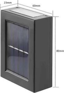 Yeni Model Solar Çift Taraflı Duvar Lambası Dekoratif Duvar Lambası