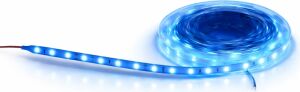 1 Adet 5 Metre Cata Ct 4484 Iç Mekan 12V 10 Çipli Şerit LED Mavi Işık