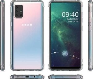 Galaxy A71 Şeffaf Airbag Antishock Silikon Kılıf