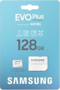 Evo Plus Microsdxc Hafıza Kartı 128 Gb, 160 Mb/s, U3, V30, A2, ‎MB-MC128SA/TR (2024 Serisi) Beyaz