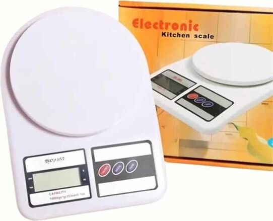 Dijital Hassas 10 kg Mutfak Terazisi Tartısı LCD Ekran Mutfak Tartısı