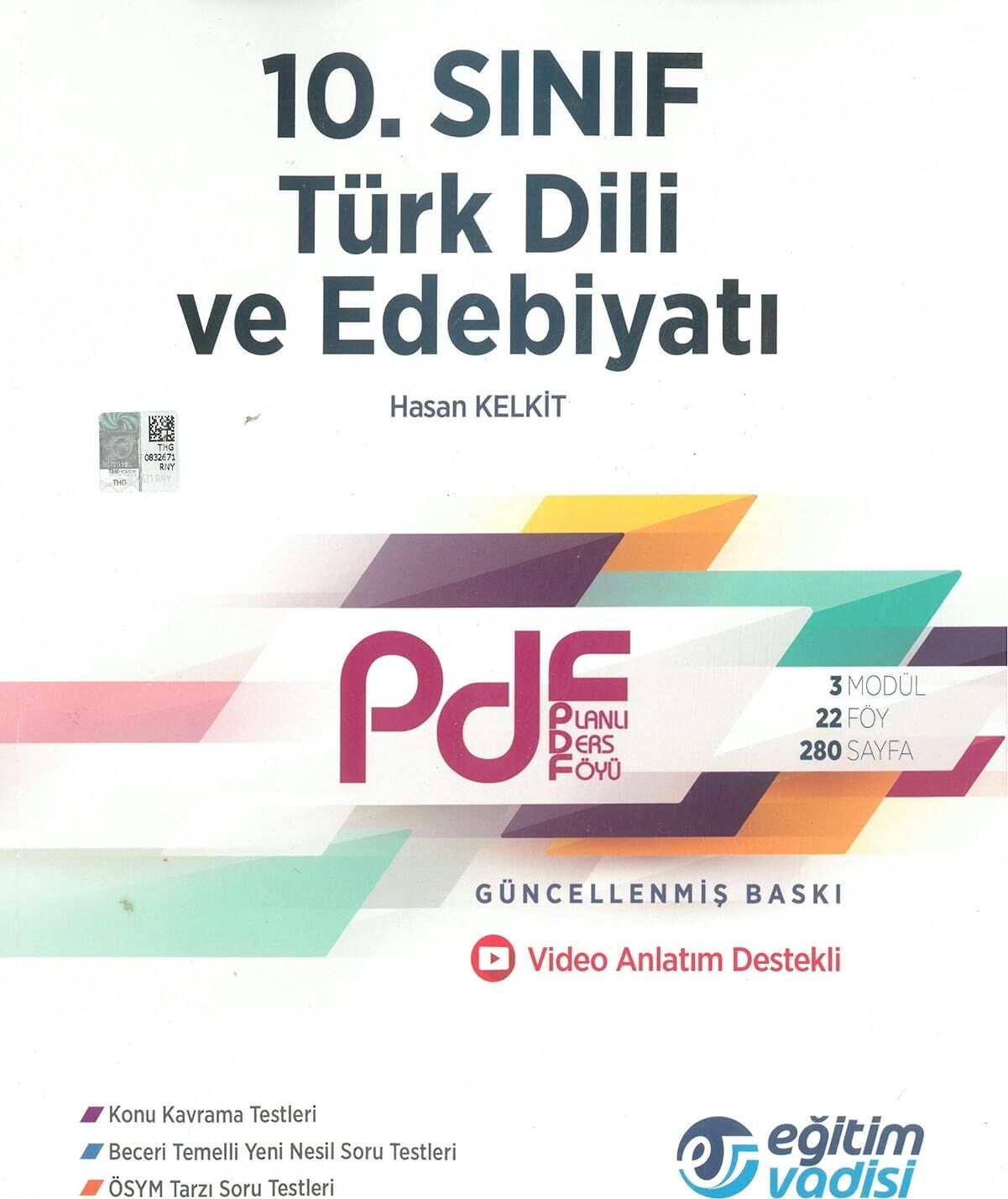 Eğitim Vadisi 10. Sınıf Türk Dili ve Edebiyatı Güncel Pdf Planlı Ders Föyü