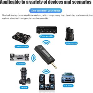 Kablosuz Mikrofon Wireless Tekli Yaka Mikrofonu 3.5mm Aux Girişli Sokak Müzisyenleri Amfi Hoparlör Bilgisayar Youtuber Tablet Tak Çalıştır (Telefon Desteklemez) K35